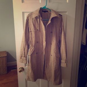Vintage Express Burberry print Women’s Trench Coat